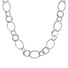 Load image into Gallery viewer, WEAR &amp; STYLE NECKLACE 134512/001 S/STEEL HAMMERED LINK CHAIN
