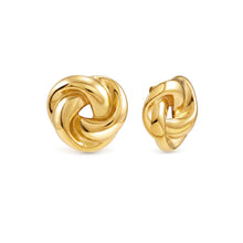 Load image into Gallery viewer, WEAR &amp; STYLE EARRINGS 134517/012 GOLDEN KNOT
