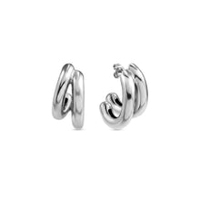 Load image into Gallery viewer, WEAR &amp; STYLE EARRINGS 134518/001 S/STEEL DOUBLE STRAND
