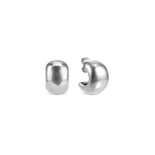 Load image into Gallery viewer, WEAR &amp; STYLE EARRINGS 134519/001 S/STEEL ROUNDED HOOP

