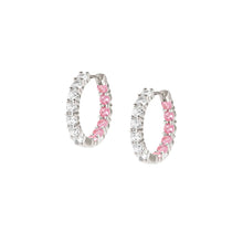 Load image into Gallery viewer, CHIC &amp; CHARM JOYFUL EARRINGS 148636/017 SILVER &amp; PINK CZ

