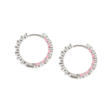 Load image into Gallery viewer, CHIC &amp; CHARM JOYFUL EARRINGS 148636/017 SILVER &amp; PINK CZ
