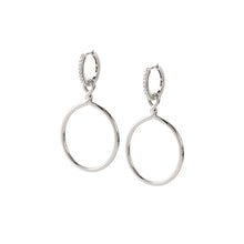 Load image into Gallery viewer, ENDLESS EARRINGS 149109/003 SILVER WITH CZ
