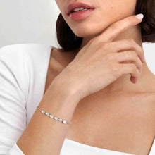 Load image into Gallery viewer, COLOUR WAVE BRACELET 149811/001 STERLING SILVER WHITE CZ
