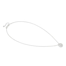 Load image into Gallery viewer, DOMINA NECKLACE SILVER WITH WHITE PAVÉ CZ TEAR DROP PENDANT 240406/015
