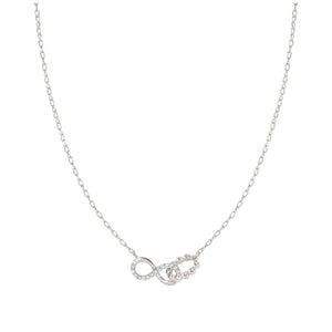 LOVECLOUD NECKLACE SILVER WITH CZ 240504/006 INFINITY