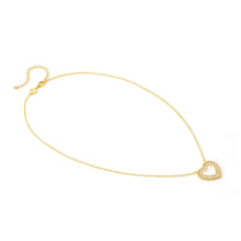 Load image into Gallery viewer, LOVECLOUD NECKLACE GOLD WITH CZ 240504/008 HEART
