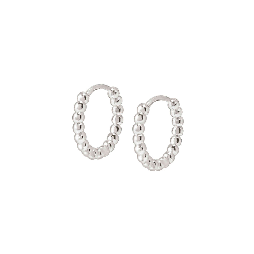LOVECLOUD HOOP EARRINGS SILVER 240505/010