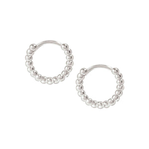 LOVECLOUD HOOP EARRINGS SILVER 240505/010