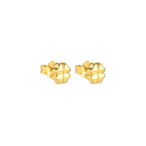 ARMONICA EARRINGS 241307/003 SMALL GOLD FOUR LEAF CLOVER STUDS