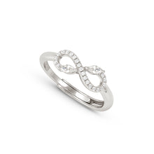 Load image into Gallery viewer, SHINE ME UP RING 241900/010 INFINITY WITH WHITE CZ
