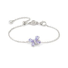 Load image into Gallery viewer, SHINE ME UP SILVER BRACELET 241901/006 BUTTERFLY WITH LILAC CZ
