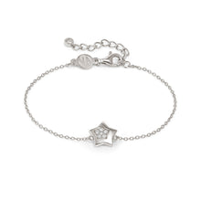 Load image into Gallery viewer, PETIT SPARKLE BRACELET 242300/007 STERLING SILVER STAR WITH CZ
