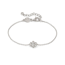 Load image into Gallery viewer, PETIT SPARKLE BRACELET 242300/010 STERLING SILVER FLOWER WITH CZ
