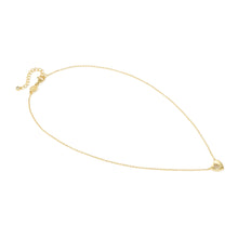Load image into Gallery viewer, PETIT SPARKLE NECKLACE 242303/006 GOLD HEART WITH CZ
