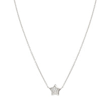 Load image into Gallery viewer, PETIT SPARKLE NECKLACE 242303/007 STERLING SILVER STAR WITH CZ
