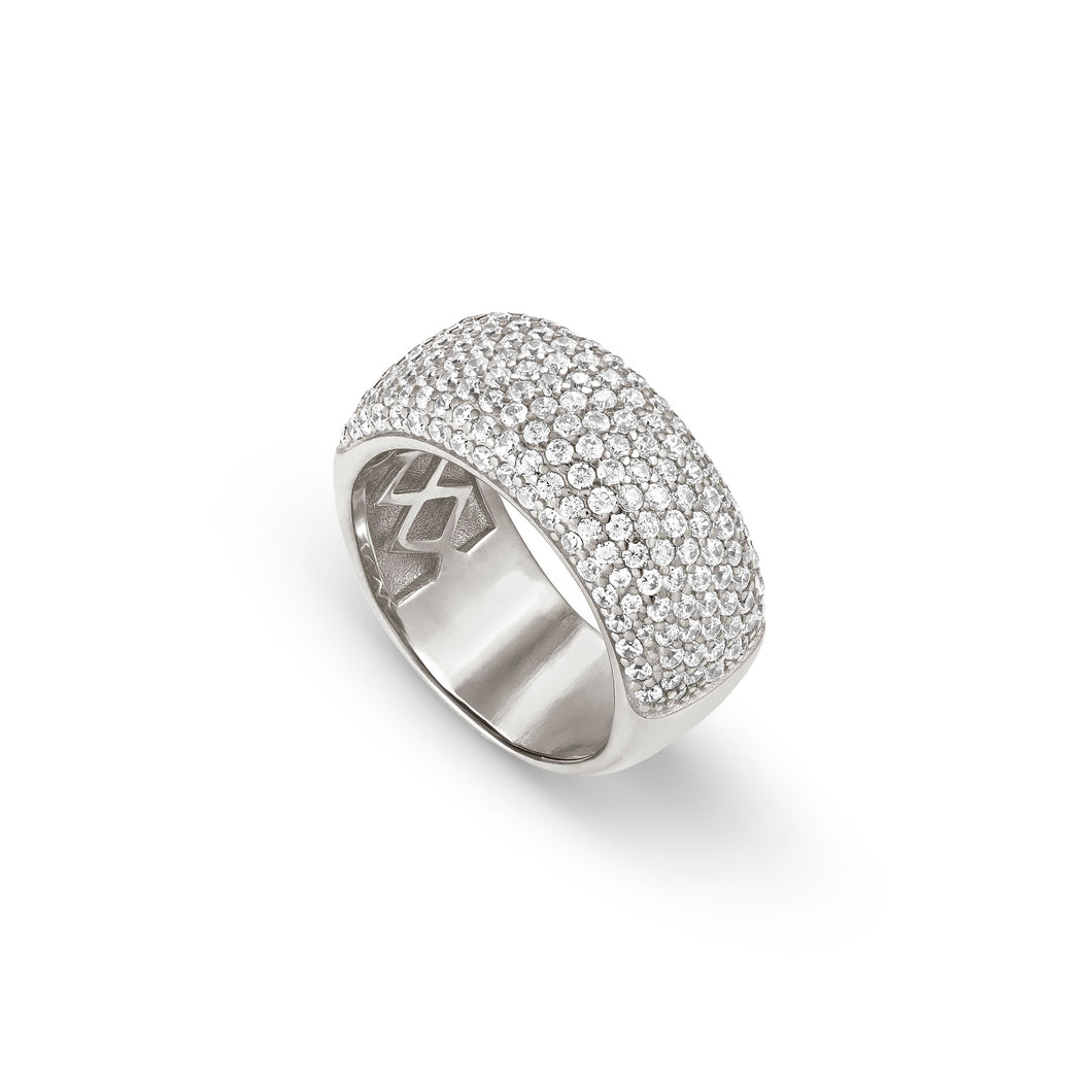 ENIGMATIC SHINE RING 242400/010 STERLING SILVER WHITE CZ