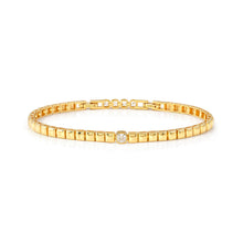 Load image into Gallery viewer, ENIGMATIC SHINE BRACELET 242402/012 GOLD WITH CENTRAL CZ
