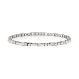 ENIGMATIC SHINE BRACELET 242403/010 STERLING SILVER WITH PAVÉ CZ