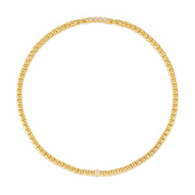 Load image into Gallery viewer, ENIGMATIC SHINE NECKLACE 242405/012 GOLD WITH CENTRAL CZ
