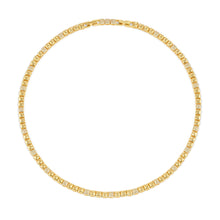 Load image into Gallery viewer, ENIGMATIC SHINE NECKLACE 242406/012 GOLD WITH PAVÉ CZ
