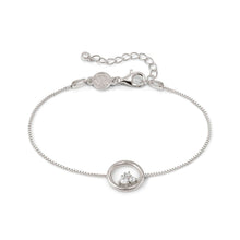 Load image into Gallery viewer, DREAMS BEATS BRACELET 242601/043 STERLING SILVER CIRCLE WITH CZ
