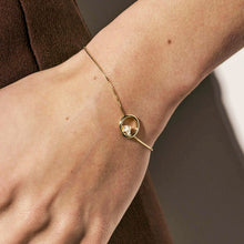 Load image into Gallery viewer, DREAMS BEATS BRACELET 242601/044 GOLD CIRCLE WITH CZ
