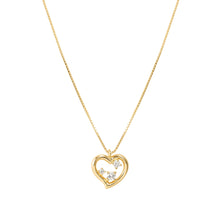 Load image into Gallery viewer, DREAMS BEATS NECKLACE 242602/006 GOLD HEART WITH CZ
