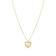 Load image into Gallery viewer, DREAMS BEATS NECKLACE 242602/006 GOLD HEART WITH CZ
