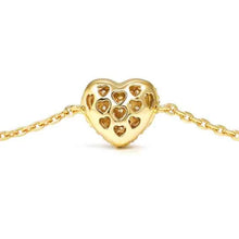 Load image into Gallery viewer, LIFEPOETRY BRACELET 242701/006 GOLD &amp; WHITE CZ HEART PENDANT
