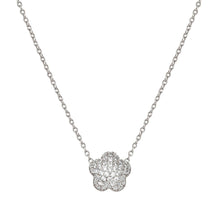Load image into Gallery viewer, LIFEPOETRY NECKLACE 242704/010 STERLING SILVER &amp; WHITE CZ FLOWER
