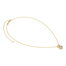 Load image into Gallery viewer, LIFEPOETRY NECKLACE 242706/006 GOLD &amp; WHITE CZ DOUBLE HEART
