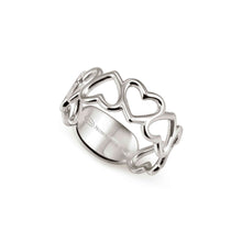 Load image into Gallery viewer, PRECIOUS MOVES RING 243200/004 SILVER HEARTS
