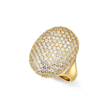 Load image into Gallery viewer, PRECIOUS MOVES RING 243202/012 GOLD DOME PAVÉ CZ
