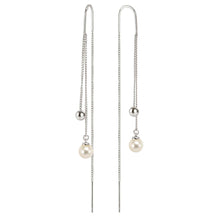 Load image into Gallery viewer, SIREN DREAM EARRINGS 243320/064 DELICATE PEARL DROPS IN SILVER
