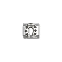 Load image into Gallery viewer, COMPOSABLE CLASSIC LINK 330101/95 HORSESHOE IN SILVER
