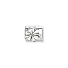 Load image into Gallery viewer, COMPOSABLE CLASSIC LINK 330101/96 FOUR LEAF CLOVER IN SILVER
