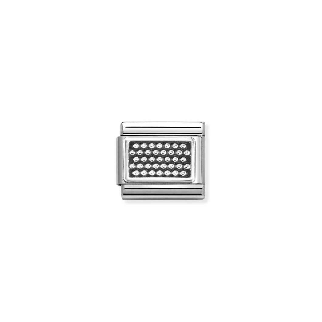 COMPOSABLE CLASSIC LINK 330102/60 DOT PLATE IN 925 SILVER