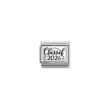 Load image into Gallery viewer, COMPOSABLE CLASSIC LINK 330109/65 CLASS OF 2026 IN SILVER
