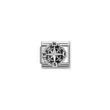 Load image into Gallery viewer, COMPOSABLE CLASSIC LINK 330114/01 COMPASS RELIEF IN SILVER
