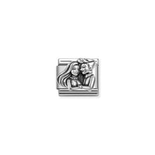 Load image into Gallery viewer, COMPOSABLE CLASSIC LINK 330114/09 COUPLE IN SILVER
