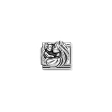 Load image into Gallery viewer, COMPOSABLE CLASSIC LINK 330114/10 MOTHER &amp; SON IN SILVER
