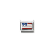 Load image into Gallery viewer, COMPOSABLE CLASSIC LINK 330207/39 USA IN ENAMEL &amp; 925 SILVER

