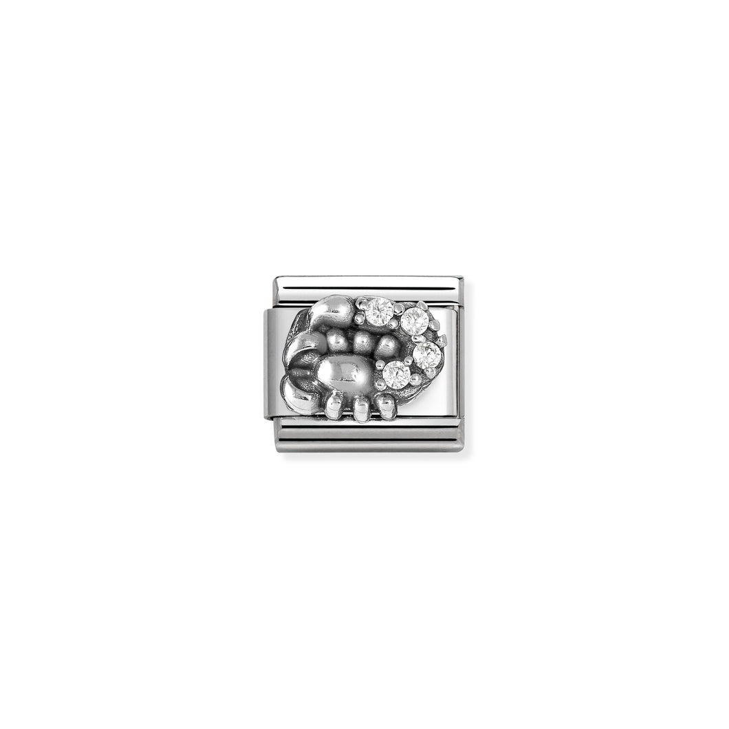 COMPOSABLE CLASSIC LINK 330326/08 SCORPIO WITH CZ IN 925 SILVER