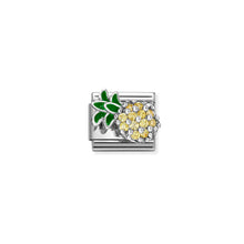 Load image into Gallery viewer, COMPOSABLE CLASSIC LINK 330328/21 YELLOW PINEAPPLE IN 925 SILVER &amp; CZ

