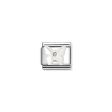 Load image into Gallery viewer, COMPOSABLE CLASSIC LINK 330509/13 BUTTERFLY WITH MOTHER PEARL IN 925 SILVER
