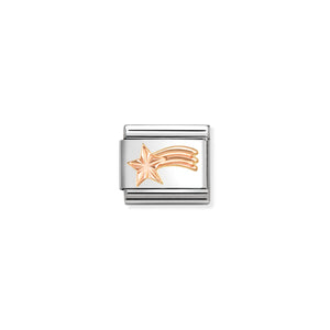 COMPOSABLE CLASSIC LINK 430104/58 SHOOTING STAR IN 9K ROSE GOLD
