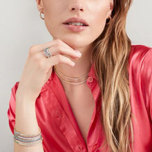 Load image into Gallery viewer, CHIC &amp; CHARM JOYFUL EARRINGS 148636/017 SILVER &amp; PINK CZ
