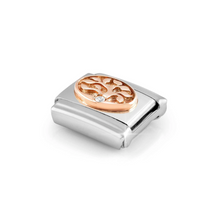 Load image into Gallery viewer, COMPOSABLE CLASSIC LINK 430305/12 TREE OF LIFE IN 9K ROSE GOLD &amp; CZ
