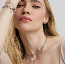 Load image into Gallery viewer, MYSOPHIE NECKLACE 029902/022 HEARTS &amp; CZ PENDANTS
